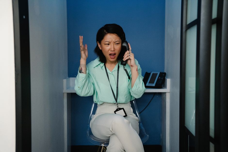 stressed phone call problem